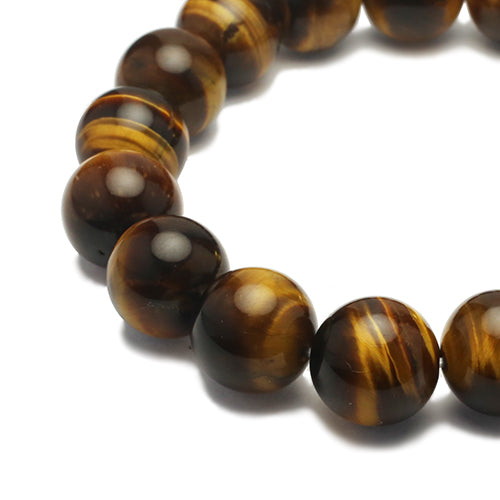 Pirates of the Caribbean: Dead Men Tell No Tales Skull Bracelet in Tiger Eye - Gold