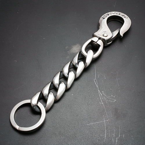 Classic Cuban Link Keychain / Keychain / Carabiner Type