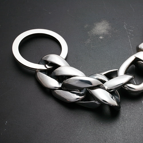 Classic Cuban Link Keychain / Keychain / Carabiner Type