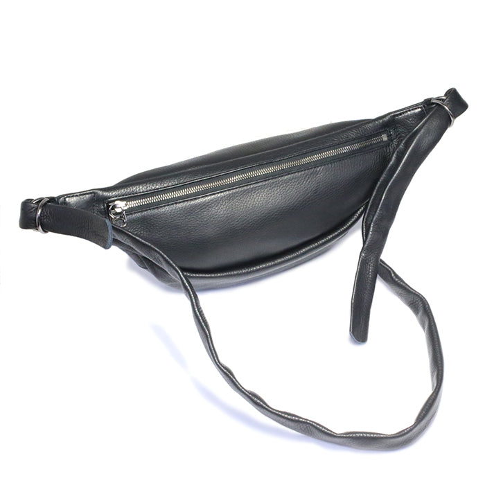 ENDURE Leather Body Bag Shoulder Bag S - Black