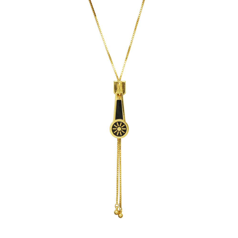 JoJo's Bizarre Adventure: Golden Wind Zipper Necklace (Sticky Fingers)