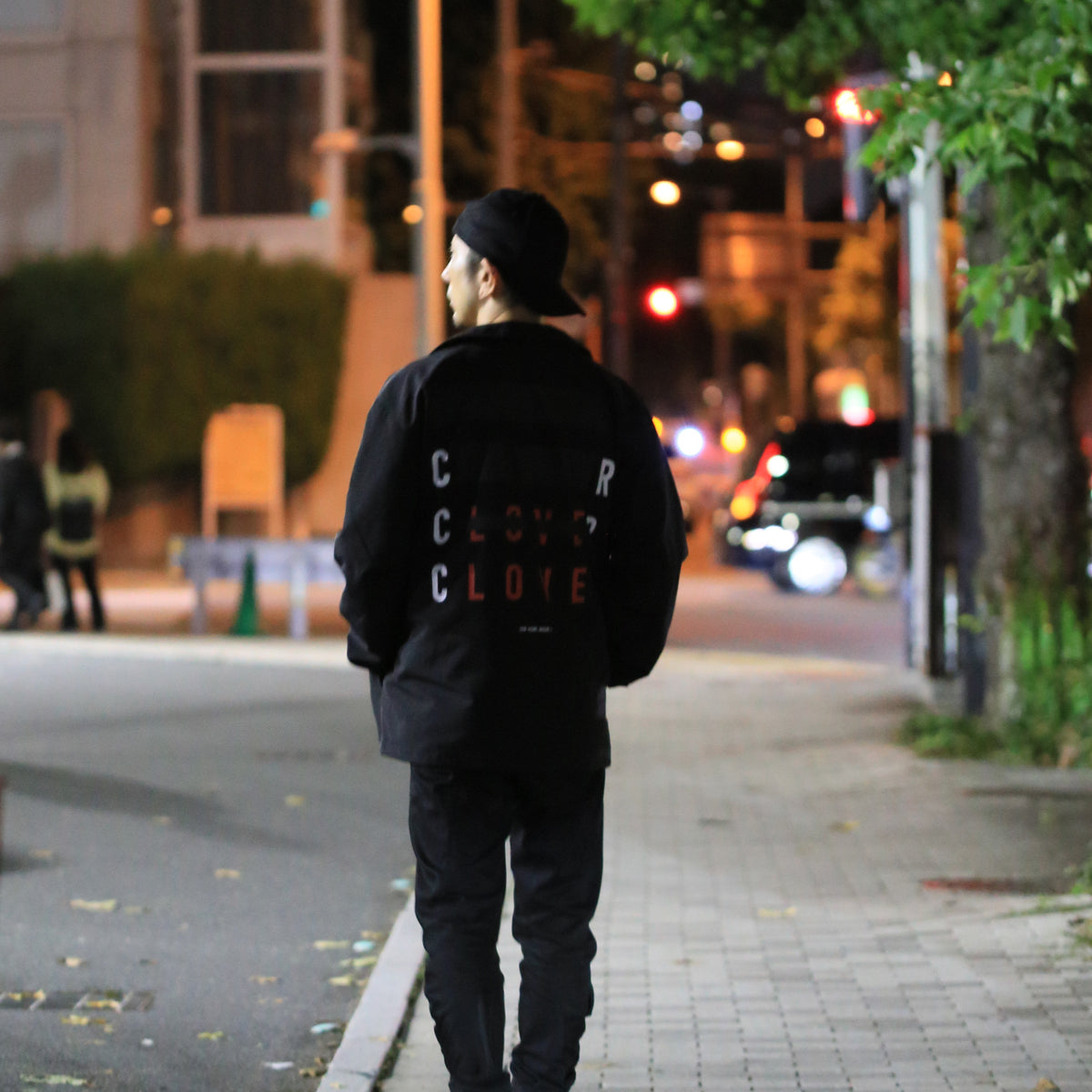 Gentle Coach Jacket TYPE2 / CLOVER - Love Hidden in Black