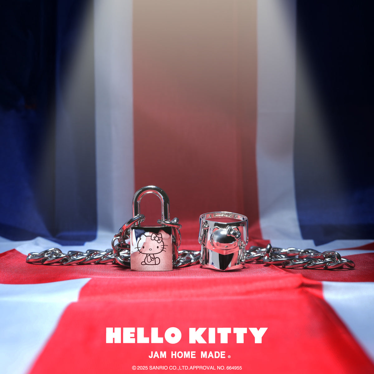 Hello Kitty Half Armor Ring