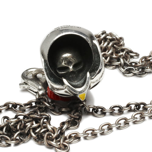 Hello Kitty Skull Face Necklace - Silver