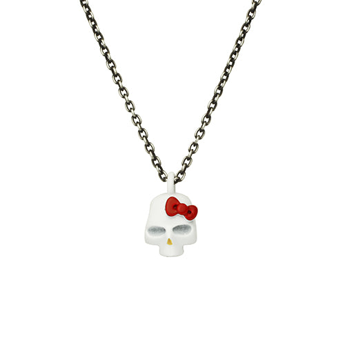 Hello Kitty骷髏頭項鍊 - 全彩