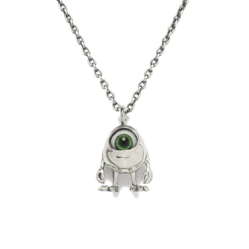 Monsters, Inc. University Mike Necklace - Silver
