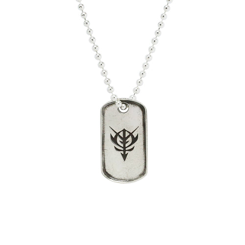 Mobile Suit Gundam Dog Tag Necklace -ZEON FORCES - Zeon Army