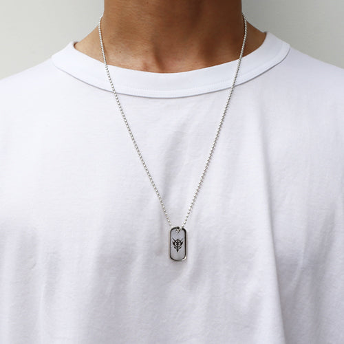 Mobile Suit Gundam Dog Tag Necklace -ZEON FORCES - Zeon Army