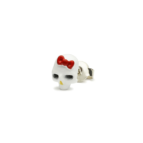Hello Kitty Skull Face Earring - Full Color