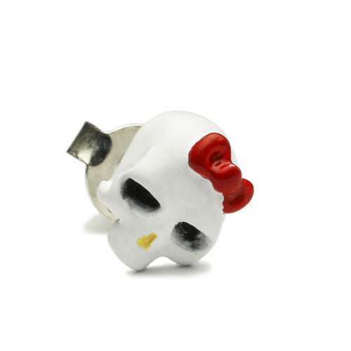 Hello Kitty Skull Face Earring - Full Color