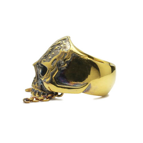 Pirates of the Caribbean: Dead Men Tell No Tales Skull Ring - Gold