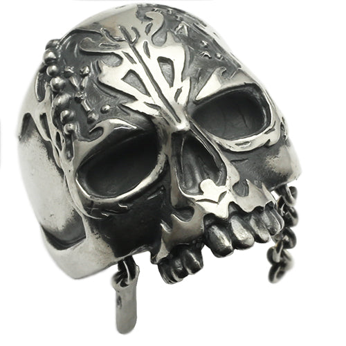 Pirates of the Caribbean: Dead Men Tell No Tales Skull Ring - Silver