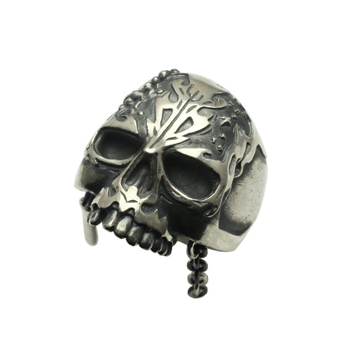 Pirates of the Caribbean: Dead Men Tell No Tales Skull Ring - Silver