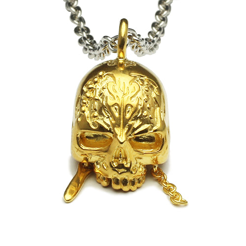 加勒比海盜：死無對證骷髏項鍊 - 18K黃金