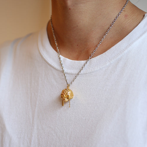 加勒比海盜：死無對證骷髏項鍊 - 18K黃金