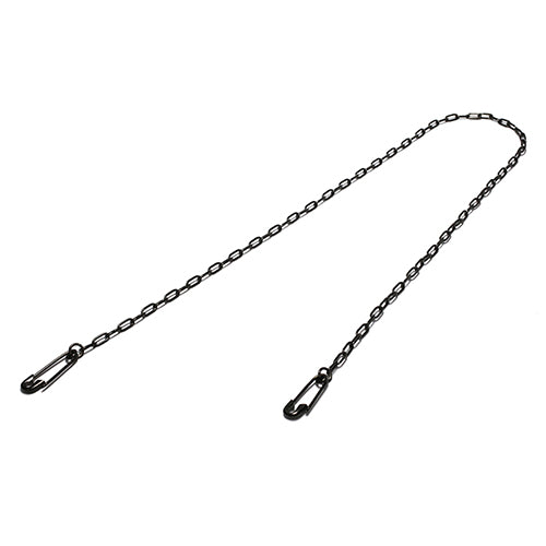 Safety Pin Diamond Wallet Chain M - Black