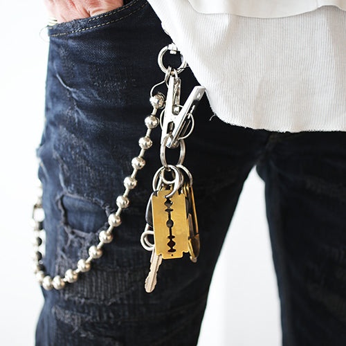 Anarchy Clothespin Wallet Chain M - Ball Chain