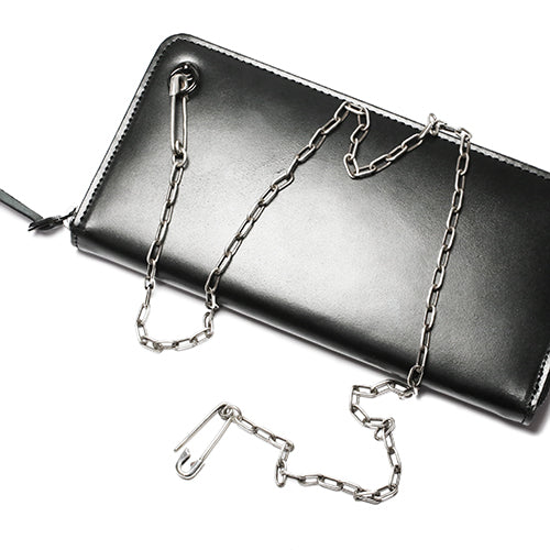 Safety Pin Diamond Wallet Chain M - Silver