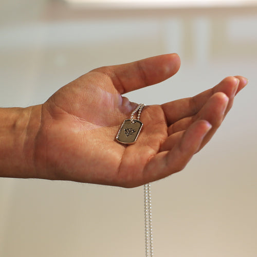 Mobile Suit Gundam Dog Tag Necklace -ZEON FORCES - Zeon Army