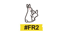 FR2 （Fxxking Rabbits)のロゴ